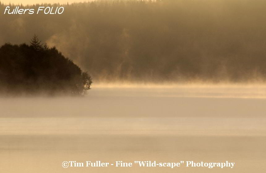 Misty Autumn Morning over Kielder Water