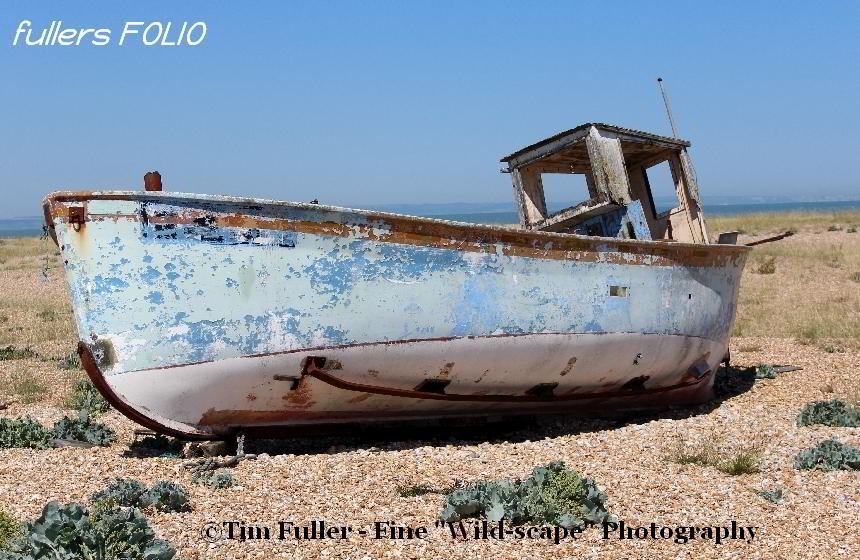 Old Fishing Boat on the Beach