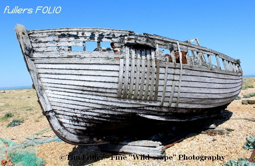 Old Fishing Boat on the Beach