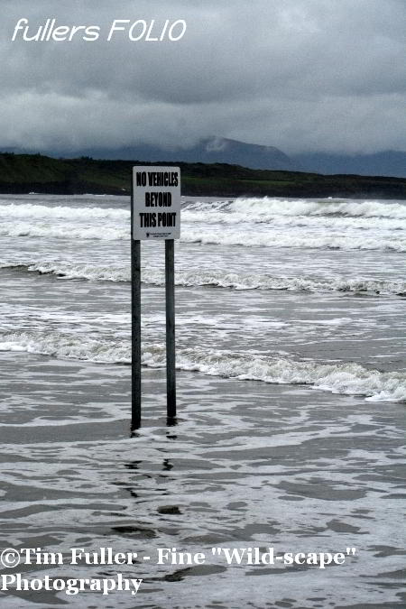 Co Donegal Beach Sign