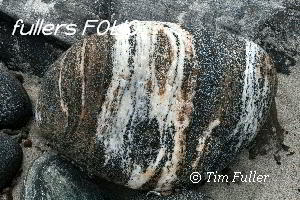Image ofIgneous rock on Uist sea shore